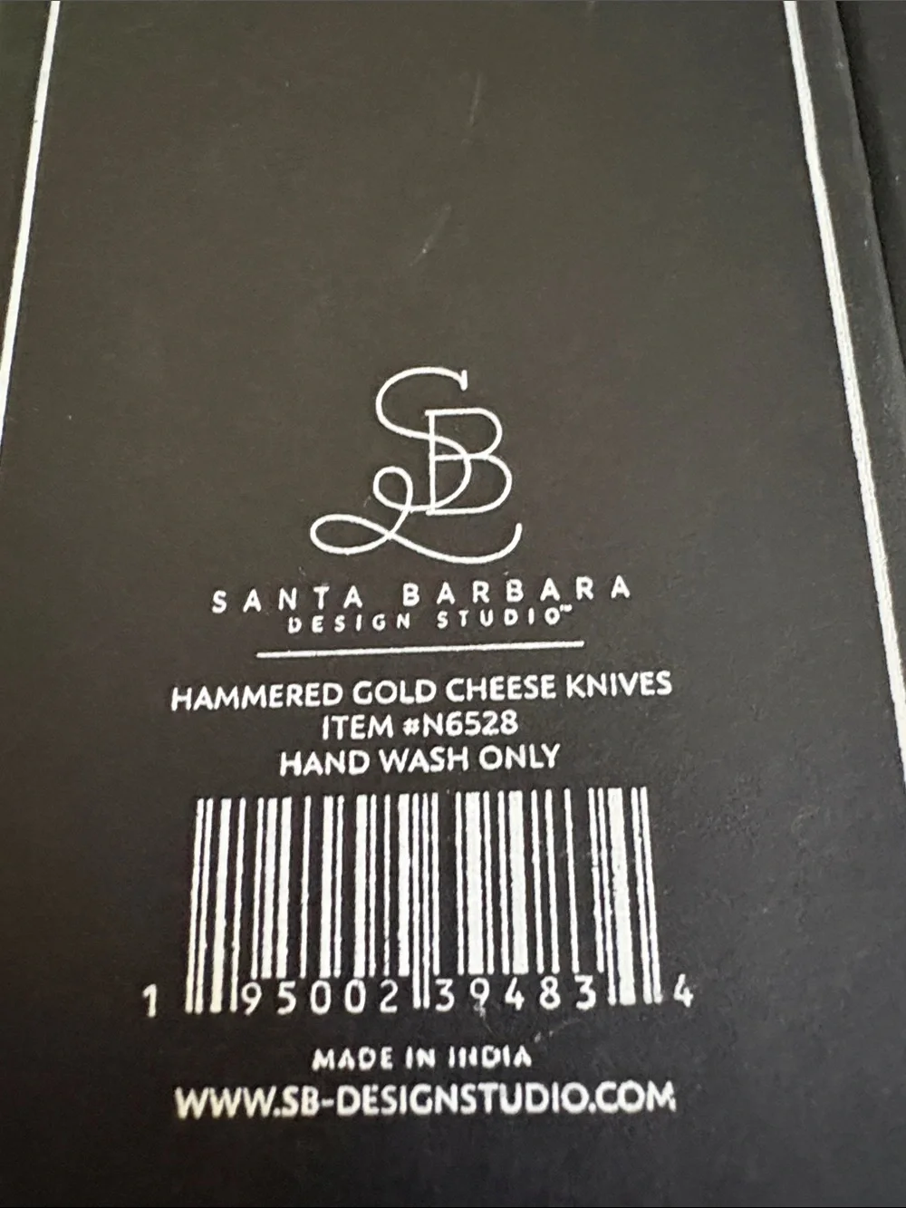 Santa Barbara Design Studio cheese knives